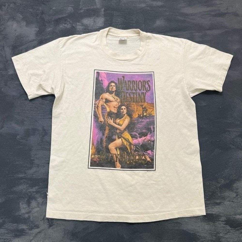 Vintage Warriors Destiny Shirt Mens XL White 1990s Betty Brooks